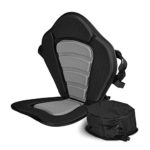 Sit-on-Top Deluxe Cushioned Kayak Seat With Back Pack Storage Pouch