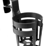 Custom Accessories 92200 Black Large Cup Holder, (Twin Pack)