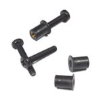 Scotty Style Wellnuts 16 Pack Boat, Kayak, and Canoe Marine Hardware Fasteners (Black)