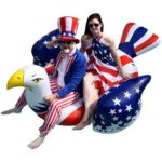 Giant Inflatable American Bald Eagle – Premium Patriotic Pool Floats Rafts & Swimming Pool Toys