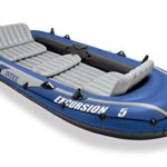 Intex Excursion 5 Person Inflatable  Boat Set