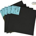 Black Self-stick Adhesive 10″ x 10″ EVA High Density Foam Sheets (5 Pack) 3mm by Strong Back Crafts- for canoe & kayak seats & traction pads, dog traction for cars, scrapbooking, arm & wrist rests