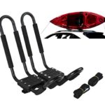 Car Rack & Carriers© Universal 1 Pairs J- shape Rack HD Kayak Carrier Canoe Boat. Surf Ski Roof Top Mounted on Car SUV Crossbar