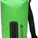 New Heavy Duty Vinyl Waterproof Dry Bag for Boating Kayaking Fishing Rafting Swimming Floating and Camping (Green, 55L)