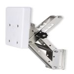 spareflying Outboard Motor Bracket, Marine Stainless Steel Auxiliary Kicker Mount Up To 15hp for 2-Stroke Boat Motors by (White)
