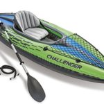 Intex Challenger K1 Kayak, 1-Person Inflatable Kayak Set with Aluminum Oars and High Output Air Pump