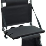 RIO Gear Rio Adventure Bleacher Boss Companion Stadium Seat with Pouch, Black