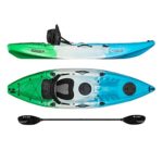 Vibe Kayaks Skipjack 90 9-foot Angler Sit On Top Fishing Kayak with Paddle and Deluxe Kayak Seat ( Sea Breeze)