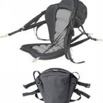 Deluxe Molded Foam Kayak Seat with detachable back packs. Kayak Fishing Seat. Backpack comes with 2 rod holders.