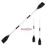 LIKE SHOP 210cm/82” Aluminum Boat Oars Double-ended Kayak Paddles Float Raft Canoe Detach