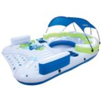 Bestway CoolerZ X5 Canopy Island Inflatable Floating River Raft