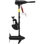 U-BCOO 8 Speed Saltwater Transom Mounted Electric Trolling Motors/60 Pound Thrust/12V Fishing Boat Outboard Motor