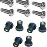 M5 Neoprene Well Nut M5 With 20mm Stainless Steel Pozi Screw (E) by H2o Kayaks