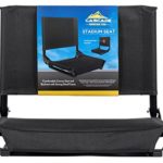 Cascade Mountain Tech Wide Stadium Seats for Bleachers – Black
