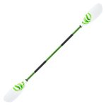 Shoreline Marine Propel Motion Kayak Paddle, White/Green, 96″