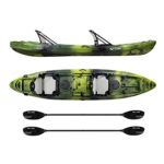 Vibe Kayaks Yellowfin 130T | 13ft Tandem 2 Person Sit On Top Kayak w/2 Paddles & Hero Seats