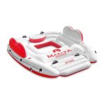 Intex Inflatable Marina Breeze Island Lake Raft with Built-in Cooler | 56296CA