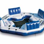 Intex Pacific Paradise Relaxation Station Water Lounge 4-Person River Tube Raft