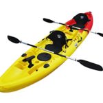 Brooklyn Kayak Company UH-TK219 Tandem Sit On Top Kayak, Red/Yellow