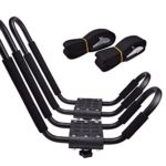 UNIVERSAL J-Bar Rack HD Kayak Carrier Canoe Boat Surf Ski Roof Top Mounted on Car SUV Crossbar