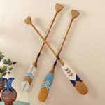 Black Forest Decor Wood Decorative Canoe Paddles (Set of 3)