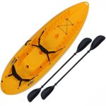 Lifetime 90118 Manta Tandem Sit on Top Kayak with Paddles and Backrests, 10 Feet, Yellow