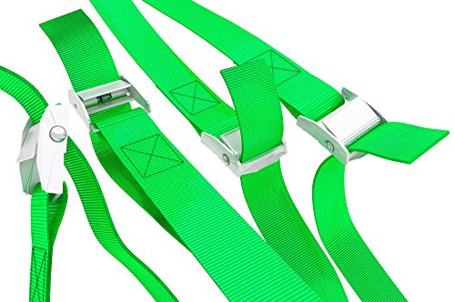 Locking canoe straps