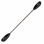AQUA BOUND Sting Ray Carbon 2-Piece Kayak Paddle, Black CR Blade/Posi-Lok Carbon Shaft, 230 cm