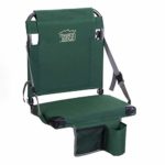 Timber Ridge Stadium Seat for Bleachers Camping Grandstand Chair Cushions Padded Portable with Carry Strap Reclining Back Easy Folding Lightweight for Benches Weekender