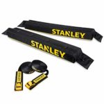 Stanley Universal Car Roof Rack Pad & Luggage Carrier System – Includes 2 Heavy Duty Tie Down Straps – Anti Vibration Great for Transporting Kayak SUP Surfboard Lumber & Other Long Items