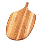 Teak Cutting Board – Large Canoe Paddle Board (21.5 x 11.5 x .5 in.) – By Teakhaus