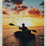 Notebook: Sea kayak tour Petite Composition Book Journal Diary for Men, Women, Teen & Kids Vintage Retro Design Canoeing Near Me