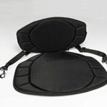 Pelican Boats – Sit-on-top Kayak or SUP Seat – PS0480-3 – Universal Fit Water Repellent Cushion with Back Support, Black