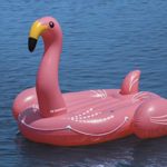 Solstice Biggest Giant Flamingo Mega Island Inflatable Raft