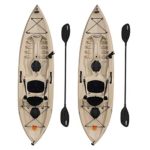 Lifetime 90806 Tamarack Angler 100 Fishing Kayak – 2 Pack (Paddles Included)