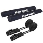 Dorsal Aero Roof Rack Pads 28 Inch Wide 15 ft Straps for Car Surfboard Kayak SUP Long