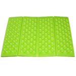 Fine Portable Lightweight Mini Waterproof Folding Mat, Foam Sitting Pad for Outdoor Activities, Foldable Seat Cushion for Comfort, Camping Backpacking Stadium Outdoor (Green)