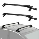 Adjustable 43″ Roof Rack Cross Bars, Aluminum Crossbars for Car Vehicles SUVs, Top Luggage Carrier Canoe Kayak Racks