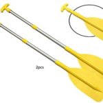 Pactrade Marine 2 of Marine Kayak Canoe Raft Jet Ski Telescopic Aluminum Oar Paddle, Yellow