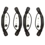 Anndason 4 Pcs Black Kayak Canoe Boat Side Mount Carry Handles/Paddle Park Kayak Handles Hardwares