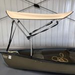 Beige 3′ by 5′ Canoe/Kayak Sun Shade/Canopy by Cypress Rowe Outfitters