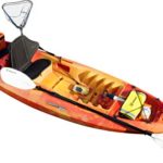attwood 11768-2 Asymmetrical 2-Piece Heavy-Duty Kayak Paddle with Comfort Grips 7-Feet