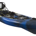 Perception Pescador Pilot 12 | Sit on Top Fishing Kayak with Pedal Drive | Adjustable Lawn Chair Seat and Tackle Storage Areas | 12′ | Sonic Camo