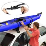 Mind and Action 16 Foot Sturdy Tie Down Strap Lashing Strap with Rubber Padded Cam Lock Buckle,for Car Roof Rack,Kayak Canoe SUP Surfboard Tie Down,Boat Trailer Tow Strap(4 Pack)