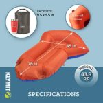 KLYMIT LITEWATER DINGHY (LWD) Packraft, Inflatable Travel Kayak, Packs Small for Backpacking