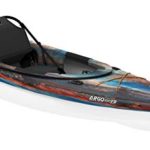 Pelican Recreational Sit-in Kayak – Argo 100XR Cosmos – White – Tin Grey -10-Foot Lightweight one Person Kayak – MDP10P100-00