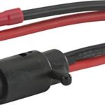 attwood 14365-6 Heavy-Duty Trolling Motor Connectors 2-Wire 8-Gauge 12V Male Plug