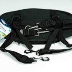 Pelican Boats – Sit-on-top Kayak or SUP Seat – PS0480-3 – Universal Fit Water Repellent Cushion with Back Support, Black
