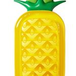 SunnyLife Women’s Inflatable Pineapple Raft, Yellow/Green, One Size