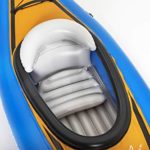 Bestway Hydro-Force Cove Champion Inflatable Kayak Set | Includes Double-Sided Paddle, Extra Storage, Grab Rope, & Hand Pump | Convenient & Portable Kayak
